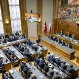 Le Parlement valaisan a soutenu un postulat du groupe NEO pour davantage d'enseignement à distance au niveau de la HEP. KEYSTONE/JEAN-CHRISTOPHE BOTT